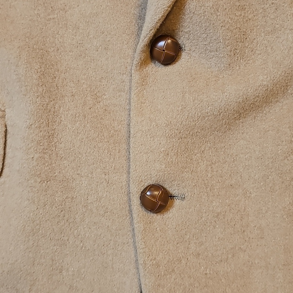 Vintage Bill Blass Camel Hair Classic Tan Men's Blazer Made In The USA - Picture 4 of 17